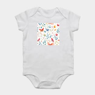 Butterflies in watercolors Baby Bodysuit